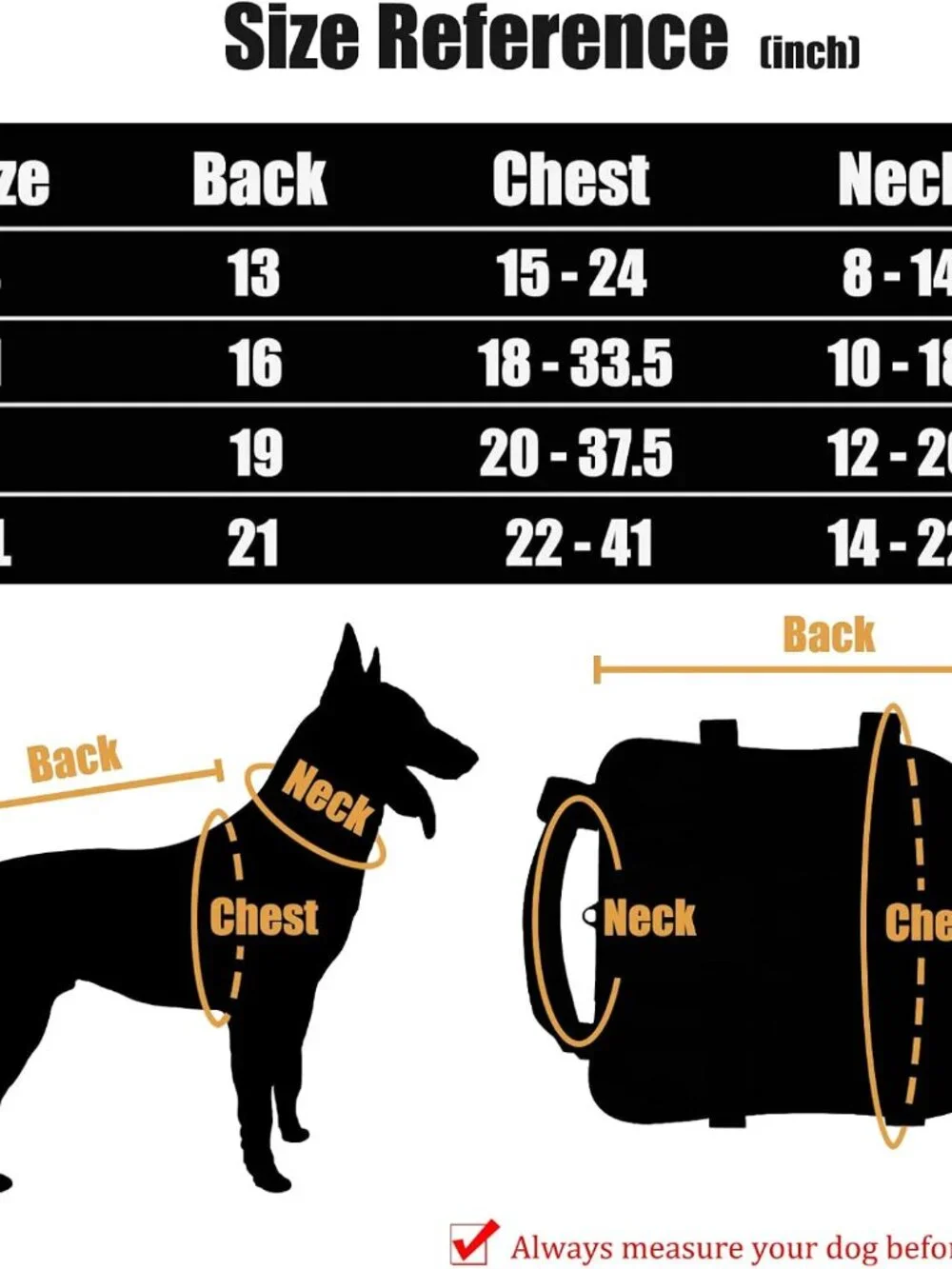 AIWAI Tactical Dog Vest Harness -(Army Green, S)
